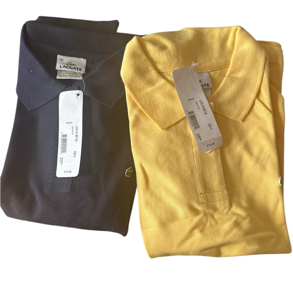Lacoste.  Polo Shirts - Yellow